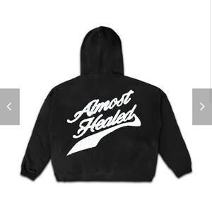 Lil durk almost healed hoodie black white size large